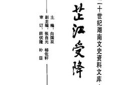 老图书–《20世纪湖南文史资料文库_·芷江受降》电子版合集