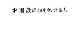老图书–《中国最近物产统计图表》电子版合集