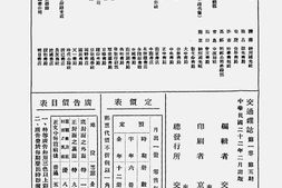 老期刊–《交通杂志》1933-1934年合集 电子版