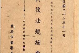 老图书–《兵役法规摘要》电子版合集