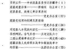 老图书–《冠县文史资料_第1辑》电子版合集