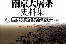 老图书–《南京大屠杀史料集（17）抗战损失调查委员会调查统计（中）》电子版合集