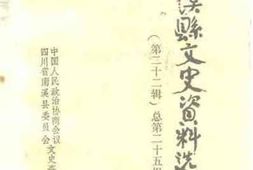 老图书–《南溪县文史资料选辑_第22辑》电子版合集
