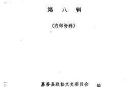 老图书–《嘉善文史资料_第8辑》电子版合集