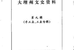 老图书–《大理州文史资料_第9辑》电子版合集