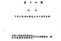 老图书–《富顺县文史资料选辑_第14辑》电子版合集
