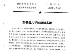老图书–《左权文史资料_第4期》电子版合集