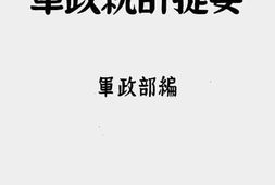 老图书–《抗战第三年度军政统计提要》电子版合集