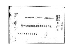 老图书–《敌作战兵团番号及部队长姓名一览》电子版合集