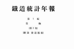 老图书–《昭和18年度铁道统计年报_第一编_货物》电子版合集