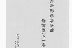 老图书–《本省光复前后各时期教育概况比较表》电子版合集