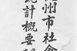 老图书–《杭州市社会经济统计概要一》电子版合集