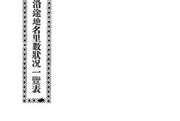 老图书–《查勘绥甘新路线沿途地名里数状况一览表》电子版合集