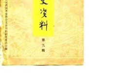 老图书–《武汉文史资料__1982年第9辑》电子版合集