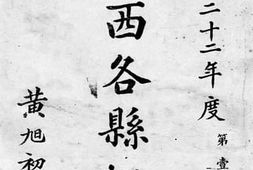 老图书–《民国二十二年度广西各县概况_第1册》电子版合集
