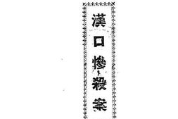 老图书–《汉口惨杀案》电子版合集