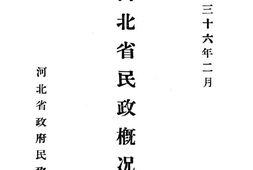 老图书–《河北省民政概况》电子版合集