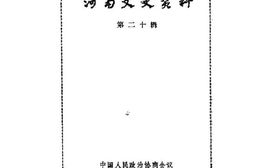老图书–《河南文史资料_第20辑》电子版合集