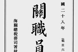 老图书–《海关职员录（中华民国二十八年截至六月一日止）》电子版合集