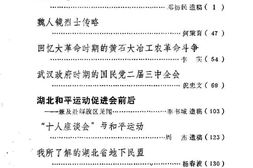 老图书–《湖北文史资料_第3辑》电子版合集