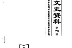 老图书–《湖南文史资料_第29辑》电子版合集