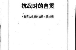 老图书–《自贡文史资料选辑_第25辑_抗战时的自贡_纪念抗日战争胜利50年专辑》电子版合集