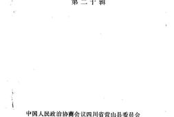 老图书–《营山文史资料_第20辑》电子版合集