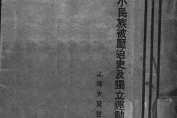 老图书–《近代弱小民族被压迫史及独立运动史》电子版合集