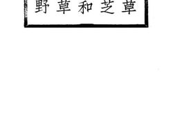 老图书–《野草和芝草》电子版合集